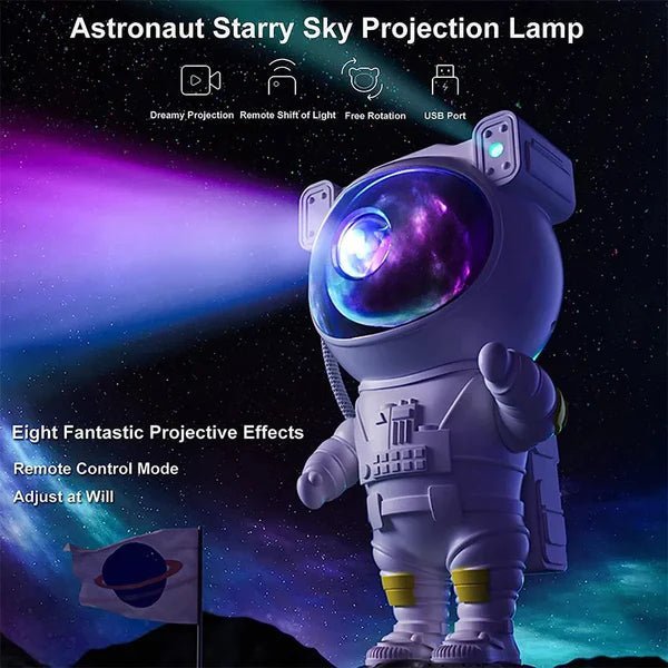 Galaxy Projector: Music, Laser, Astronaut - NHP - Lapland Glow